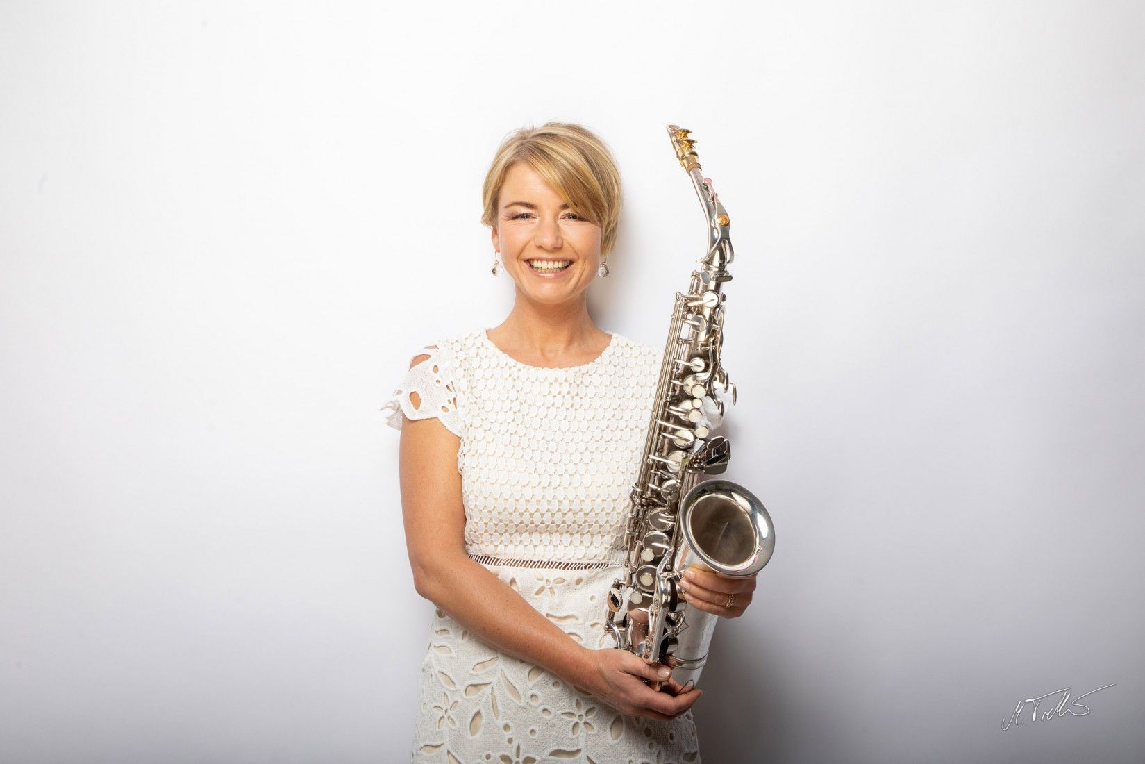 Saxophonistin Heidi Jantschik