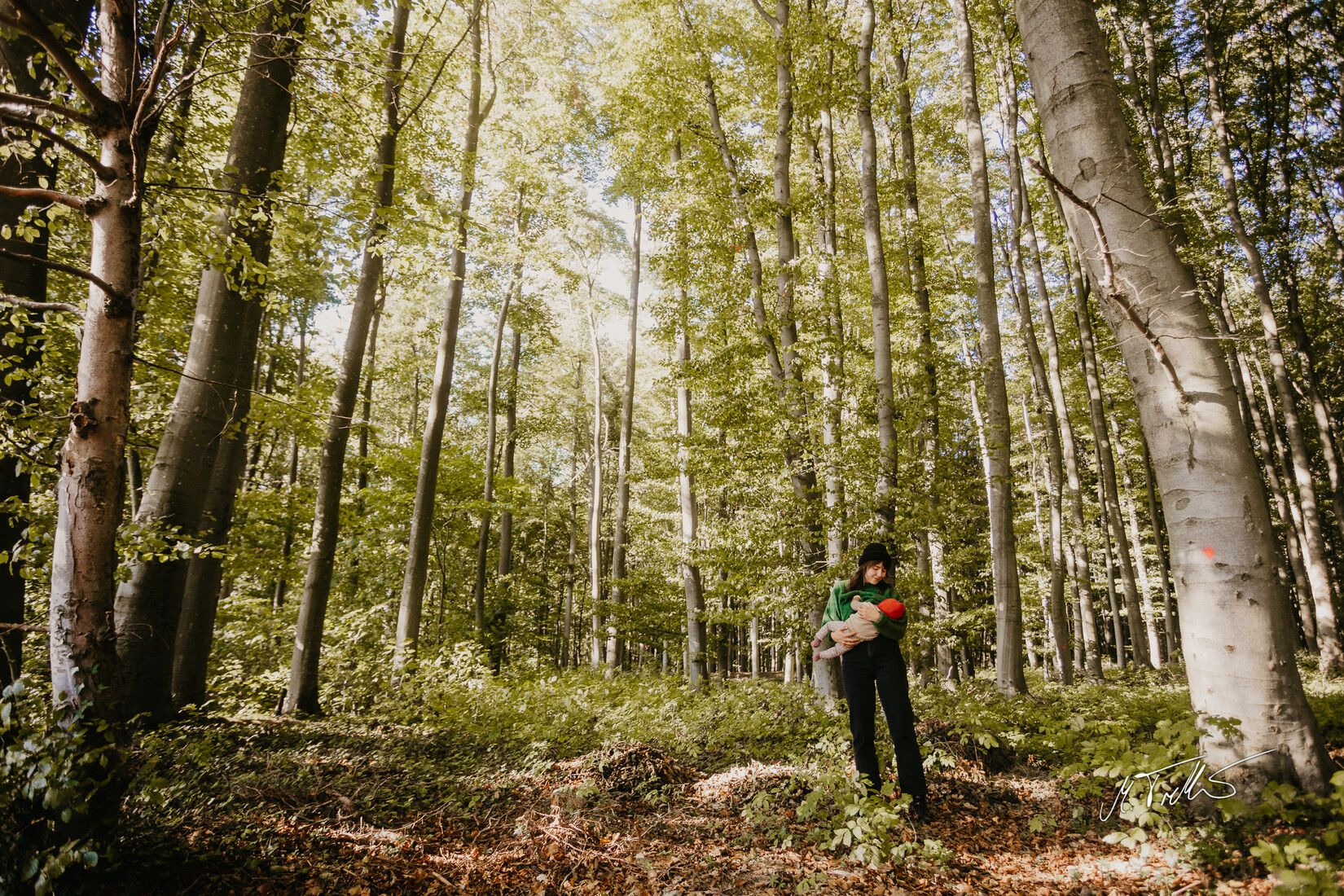 Fotograf Matthes Trettin - Stillshooting Marissa im Wald auf Rügen