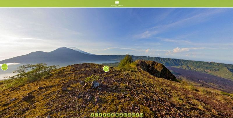 360° VR Wanderung auf einem Vulkan